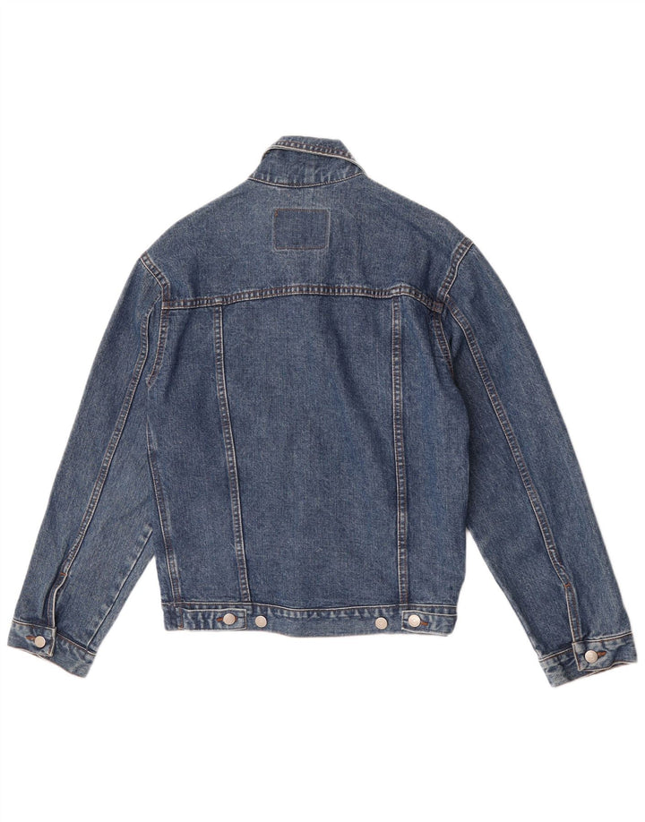 Vintage denimjakke til kvinder UK 10 Small Blue