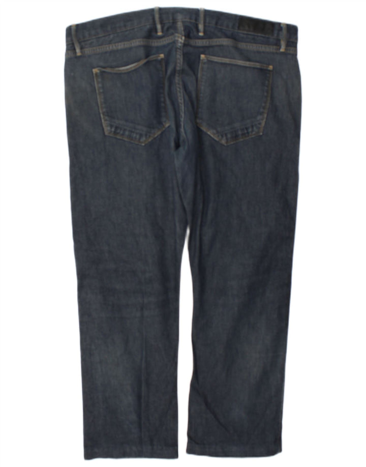 Marks & Spencer Straight Jeans til mænd W40 L27 Marineblå bomuld
