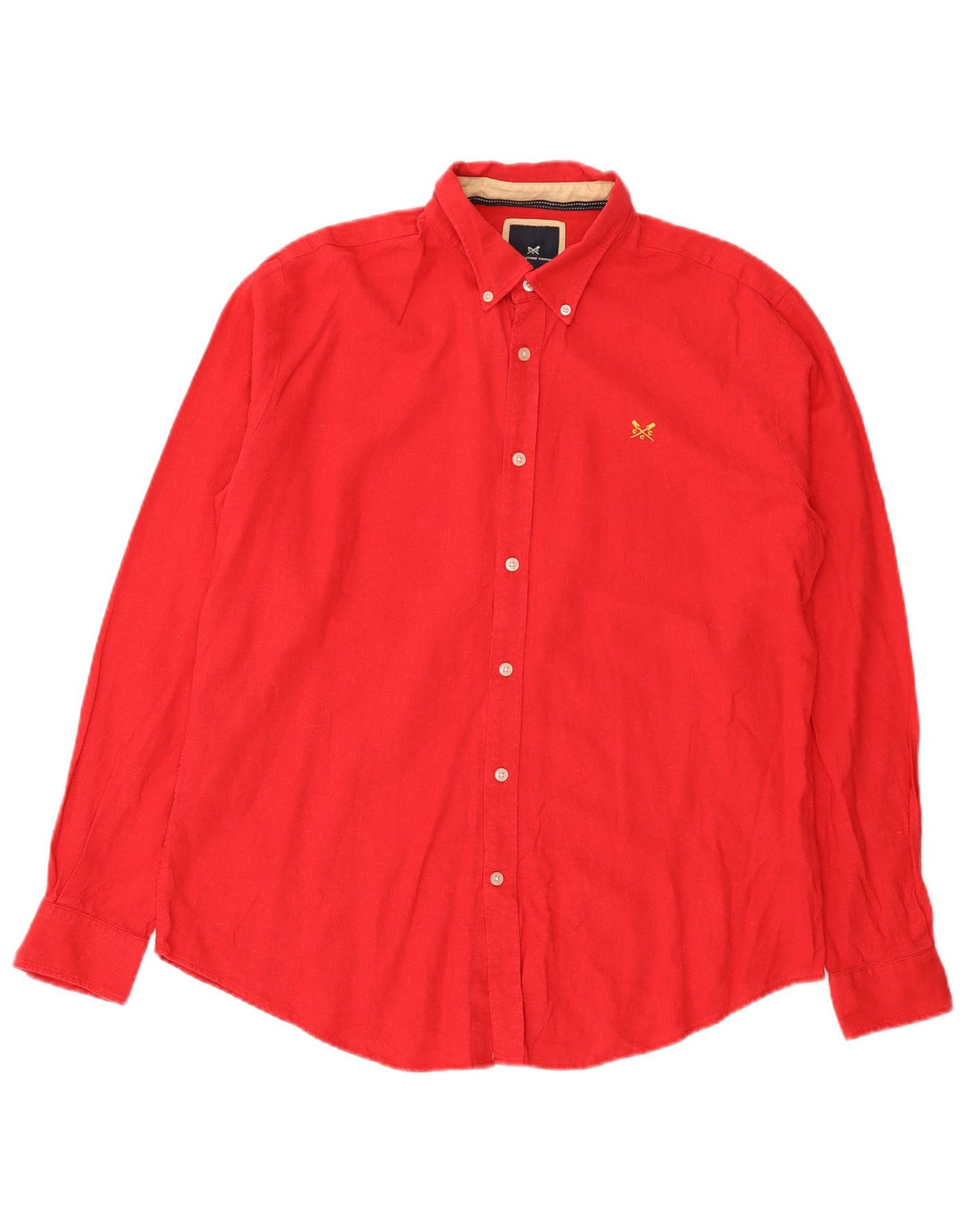 Crew Clothing Herreskjorte Stor rød linned