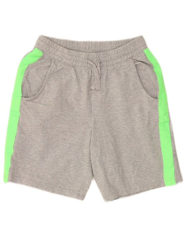 BENETTON Sportsshorts til drenge 11-12 år 2XL Grå Colourblock Bomuld