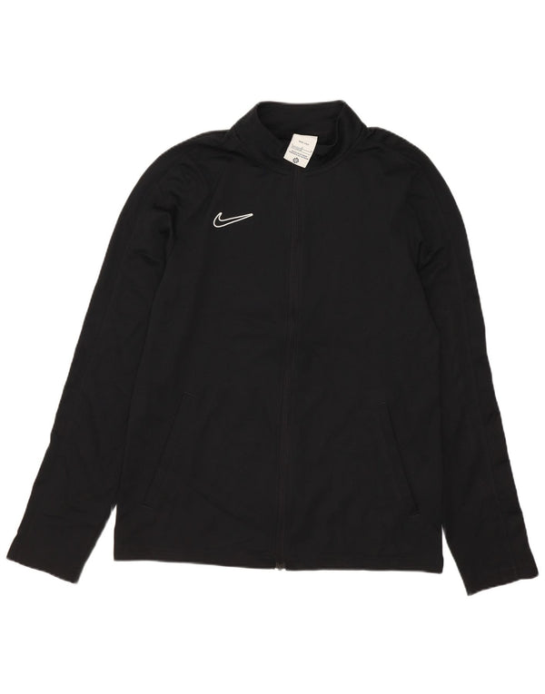 Nike Boys Dri Fit træningsdragt topjakke 12-13 år Stor sort polyester