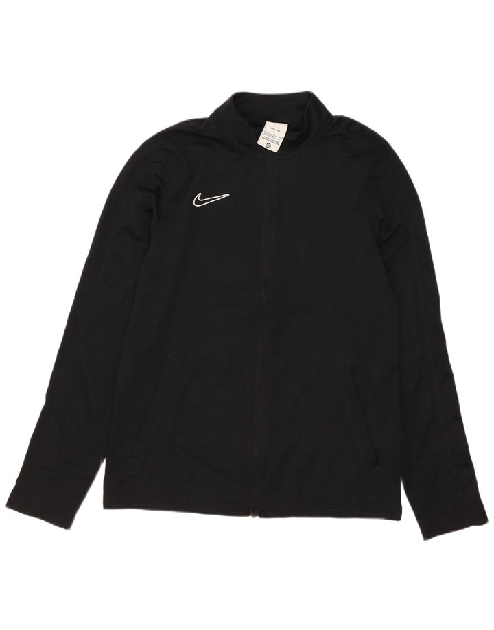 Nike Boys Dri Fit træningsdragt topjakke 12-13 år Stor sort polyester