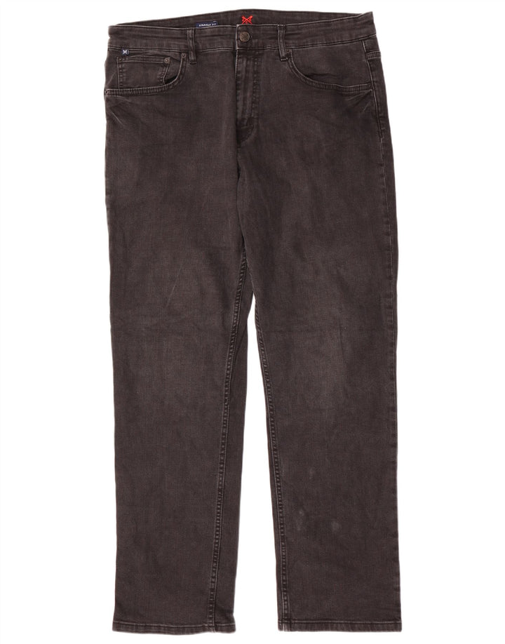 Besætningstøj Straight jeans til mænd W38 L32 Grå bomuld