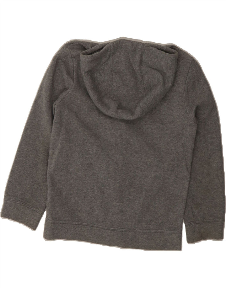 NIKE Boys Zip Hoodie Sweater 8-9 Years Small Grey Cotton Vintage Nike and Second-Hand Nike from Messina Hembry 