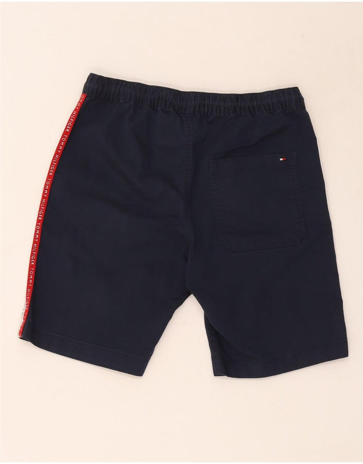 Tommy Hilfiger Herre Grafiske Chino Shorts Medium W32 Navy Blue Colourblock