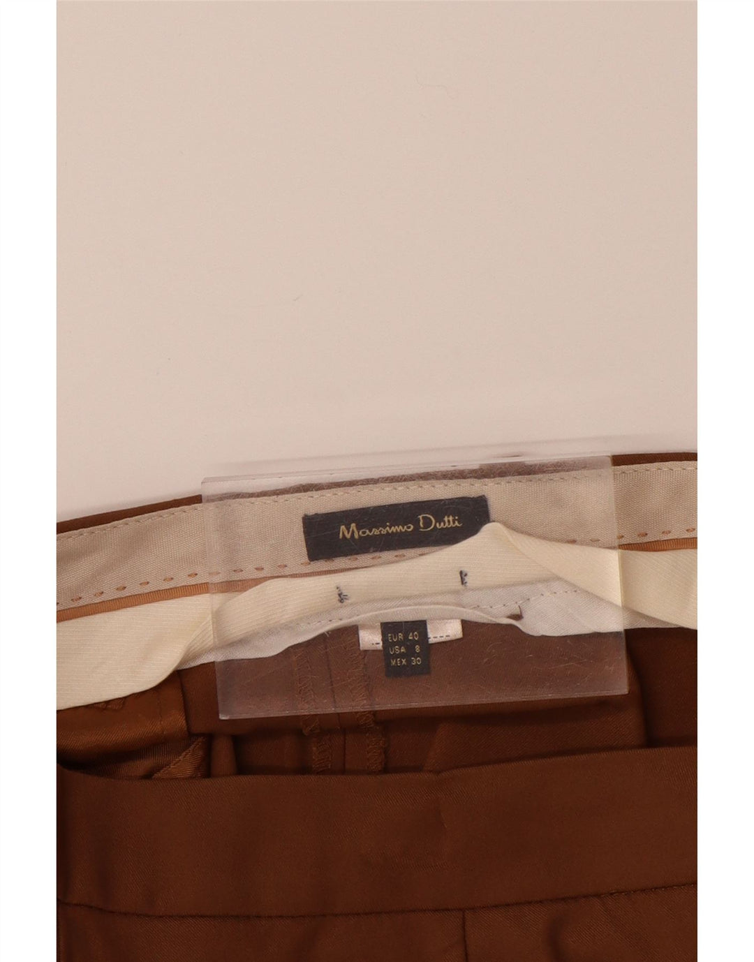 MASSIMO DUTTI Slim Chinobukser til kvinder EU 40 Medium W30 L28 Brun