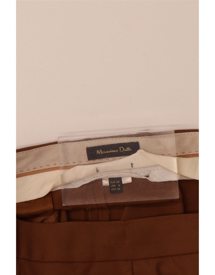 MASSIMO DUTTI Slim Chinobukser til kvinder EU 40 Medium W30 L28 Brun