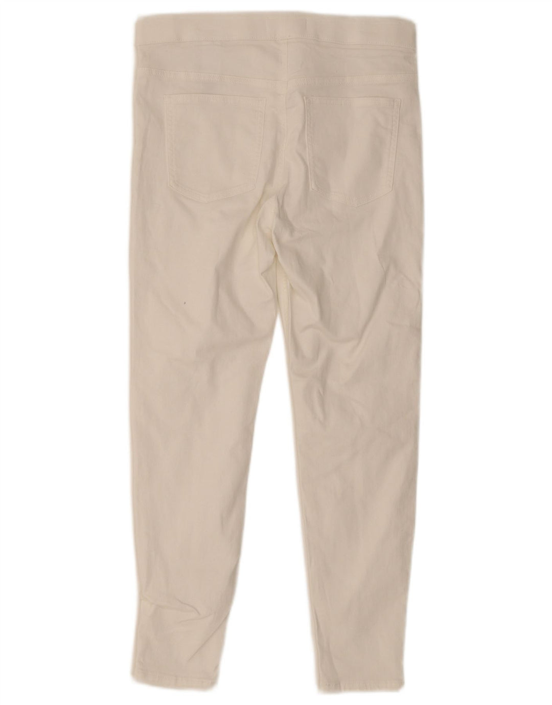 Marks & Spencer Dame Crop Casual Bukser UK 12 Medium W30 L25 White