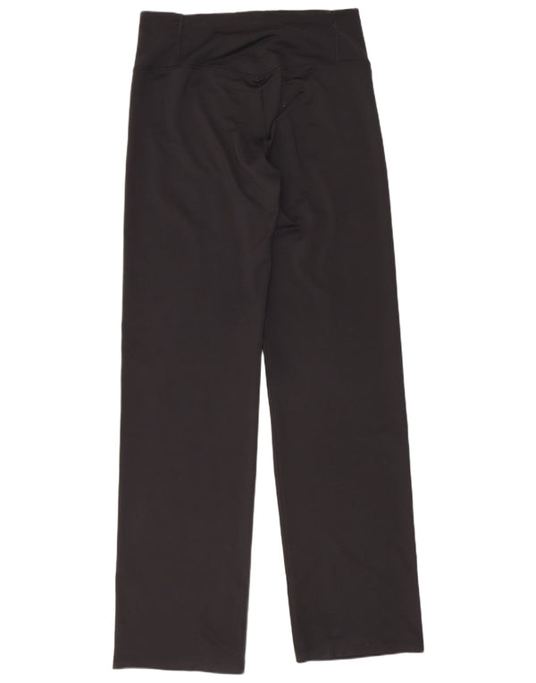 Nike Dame Dri Fit Leggings UK 14 Large Black Polyester