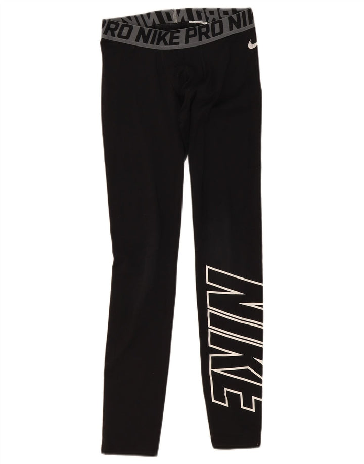 Nike Boys Grafiske Leggings 13-14 år XL Sort Colourblock