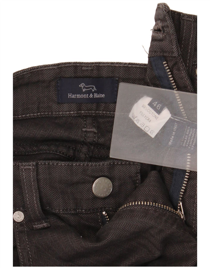 Harmont & Blaine Herre Casual Bukser IT 46 Small W30 L32 Grå sildeben