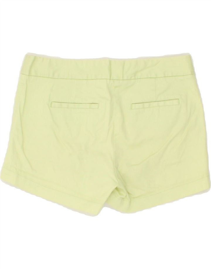 J. CREW Womens Hot Pants US 2 XS W28  Green Cotton Vintage J. Crew and Second-Hand J. Crew from Messina Hembry 