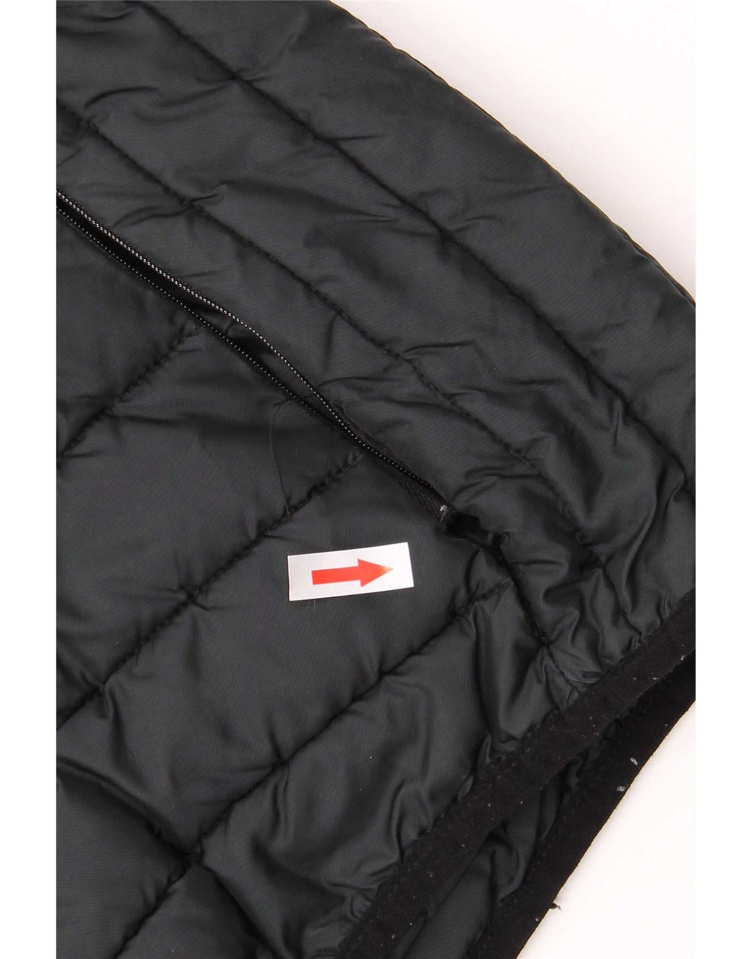 Ellesse Dame Hætte Polstret Jakke UK 24 4XL Sort Polyester