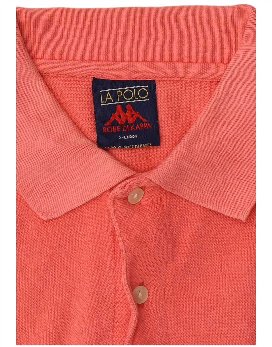 KAPPA Langærmet poloshirt til mænd XL Pink Bomuld