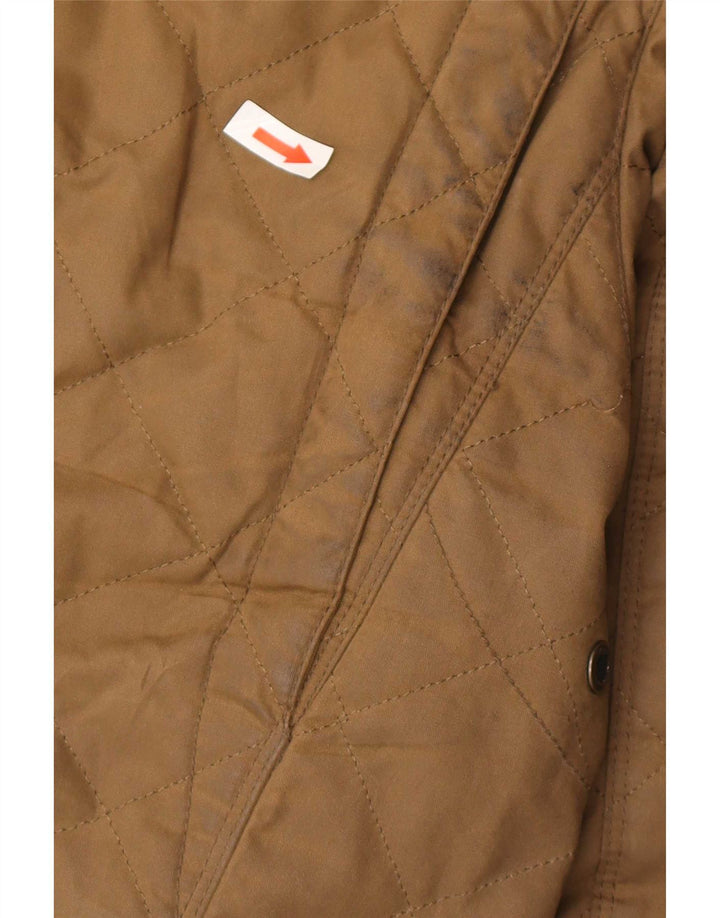 Massimo Dutti Herre Utility Jacket UK 40 Stor Brun Nylon