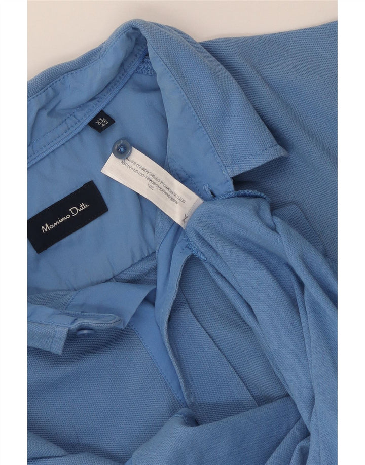 Massimo Dutti Herreskjorte XL Blå Bomuld