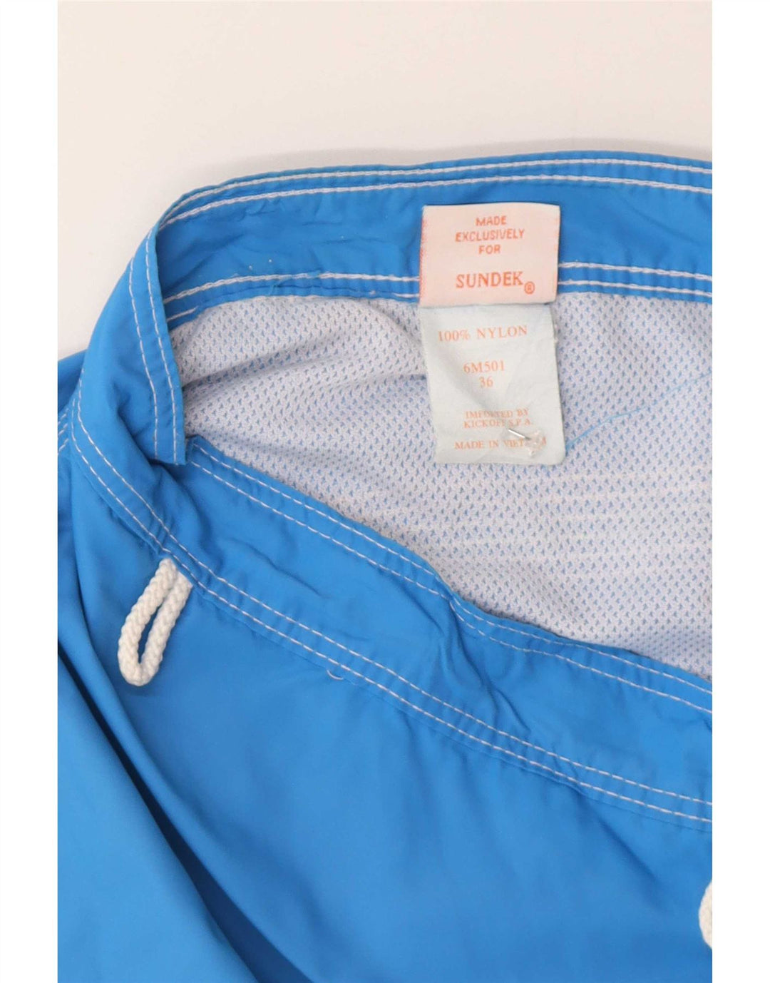 Sundek Herre almindelige badeshorts Large Blue Colourblock Nylon
