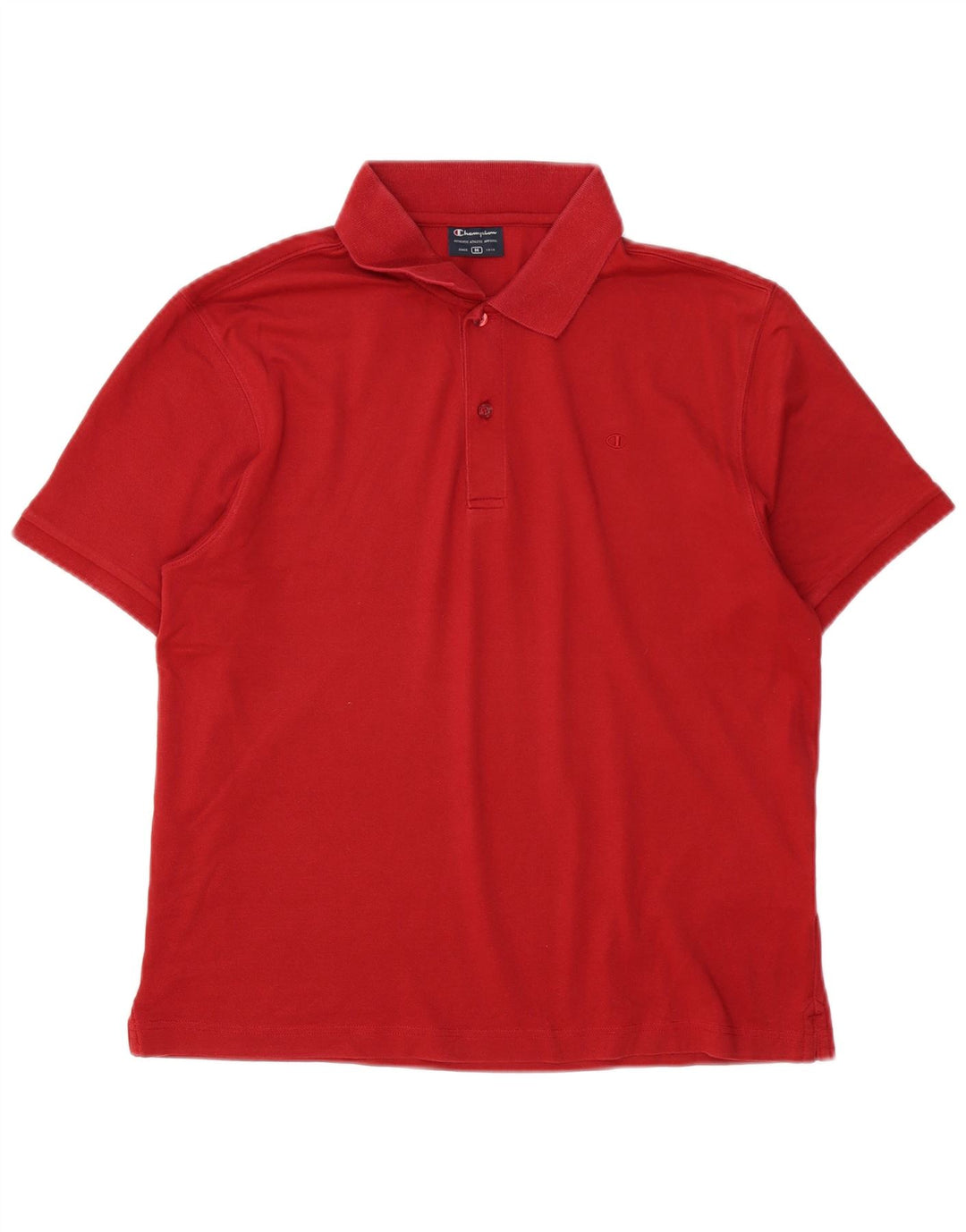Champion herre poloshirt Medium rød bomuld