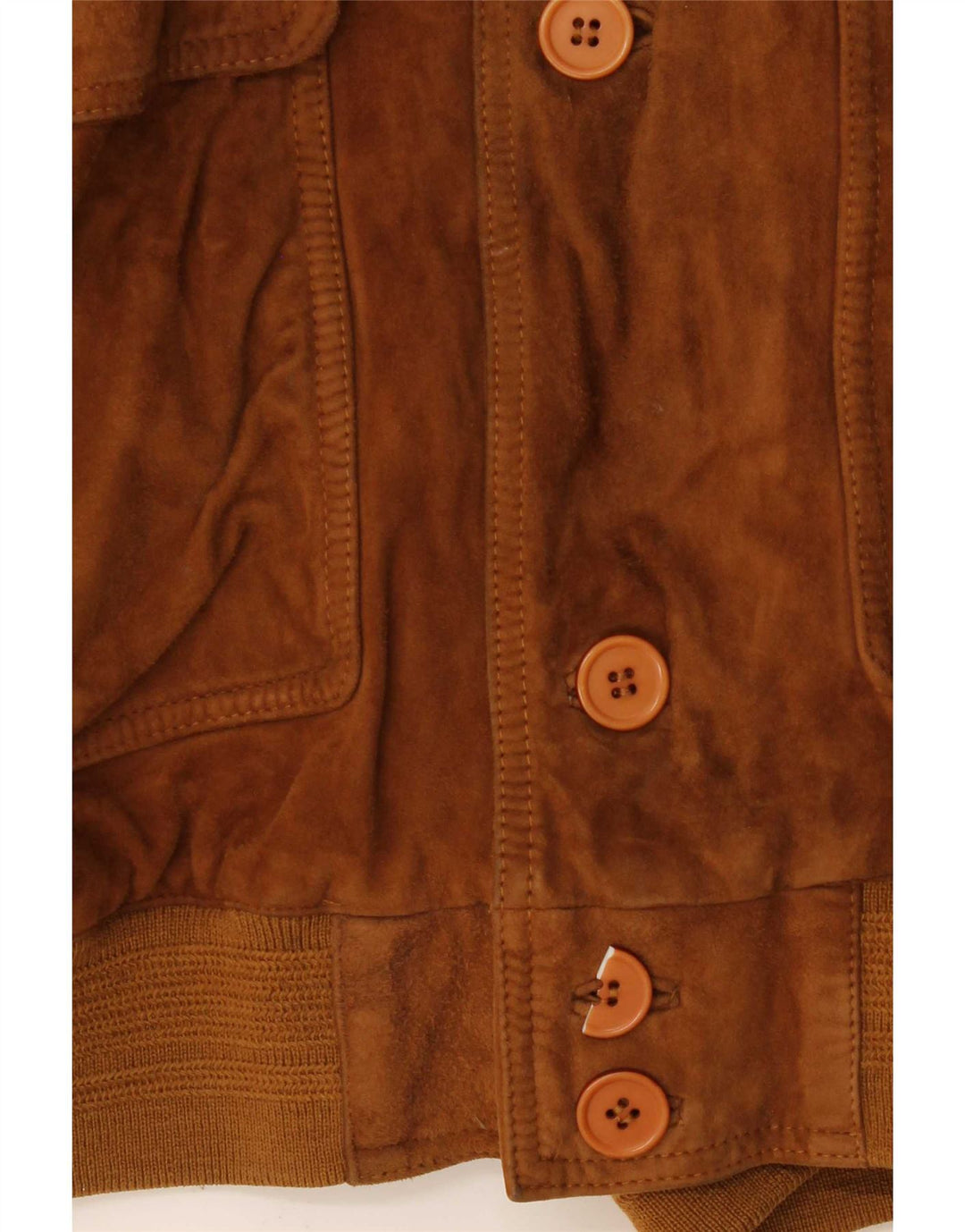 Vintage herre ruskind bomberjakke IT 50 Large Brown
