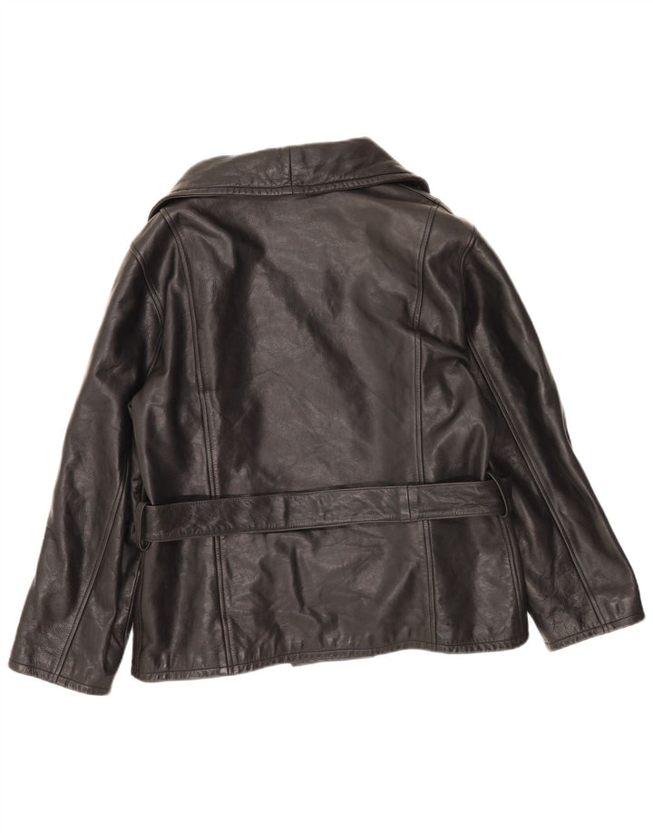 Giamax Dame Læderjakke EU 44 XL Sort