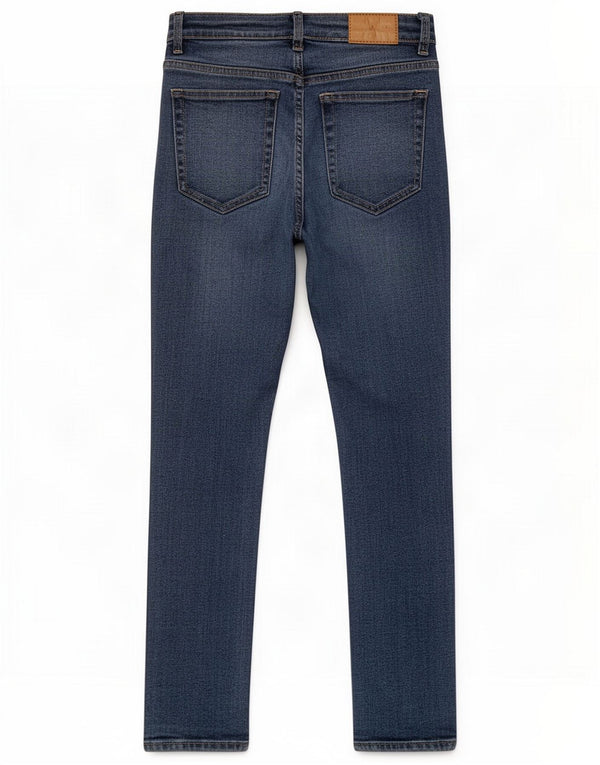 Zara Womens Crop Tapered Jeans EU 36 XS W26 L25 Navy Blue