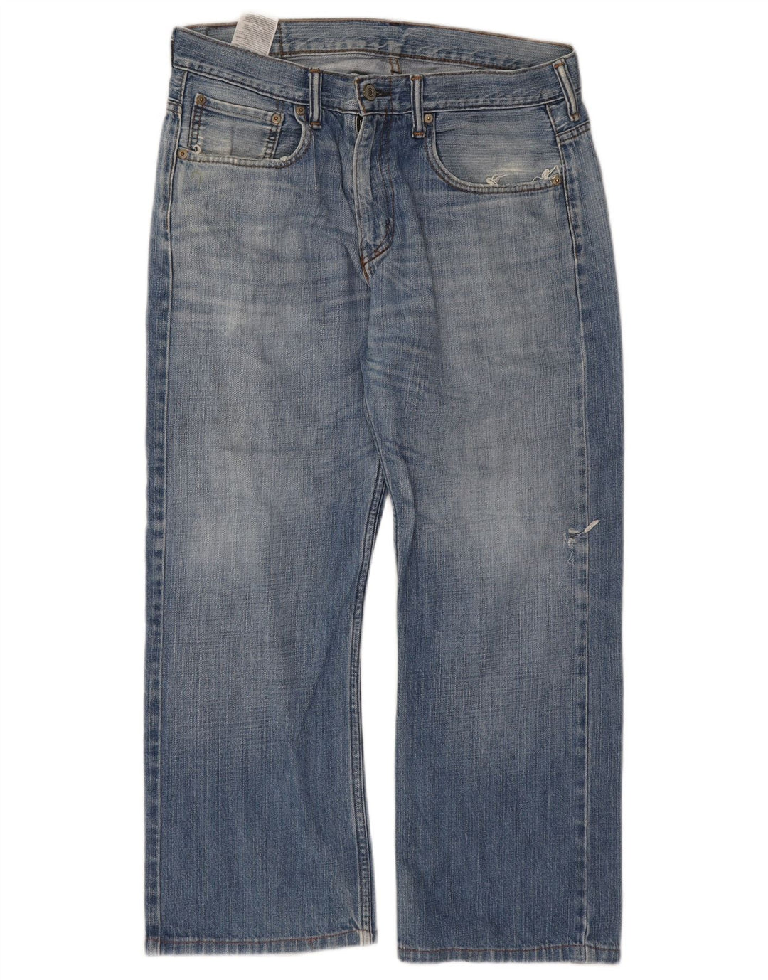 LEVI'S Straight jeans til mænd W32 L26 blå bomuld