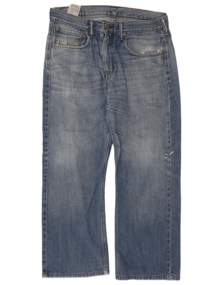 LEVI'S Straight jeans til mænd W32 L26 blå bomuld