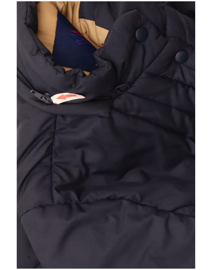 Moncler piger polstret frakke 5-6 år marineblå polyester