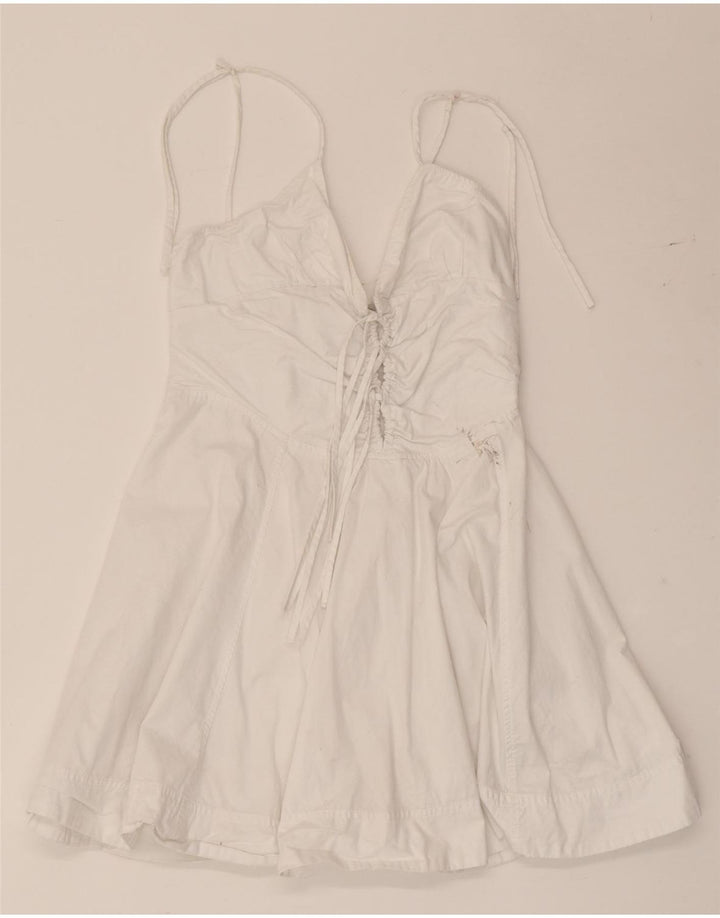 Zara Dame Sundress UK 12 Medium White