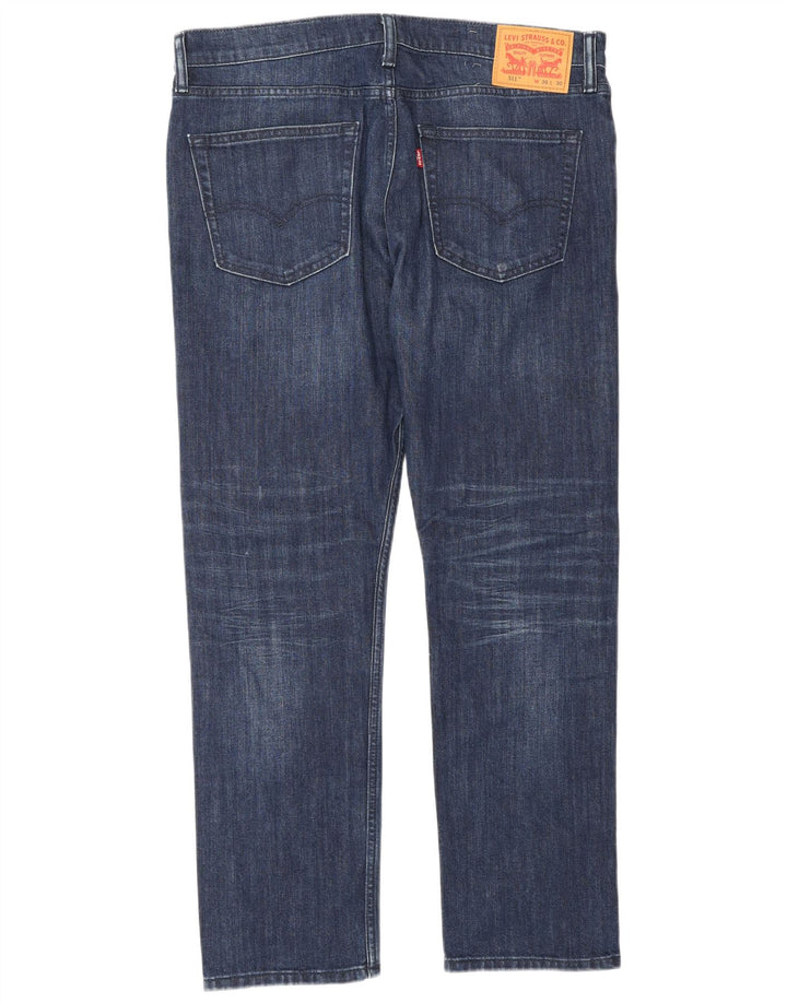 Levi's Herre 511 Slim Jeans W36 L30 Blå Bomuld