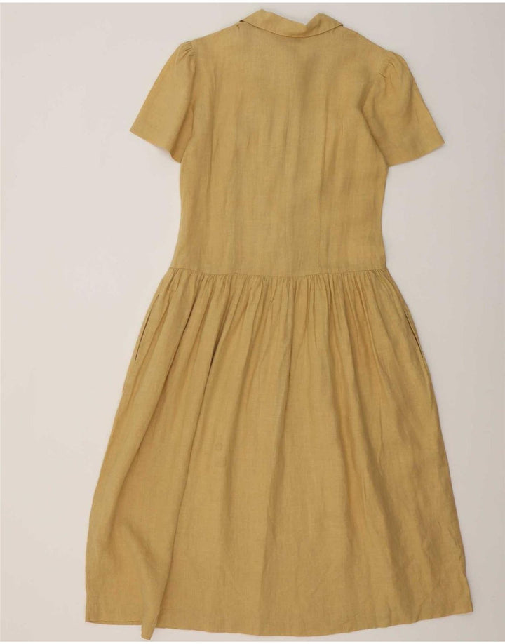 Daniela Jasoni Dame Maxi Dress IT 40 Small Beige Linen
