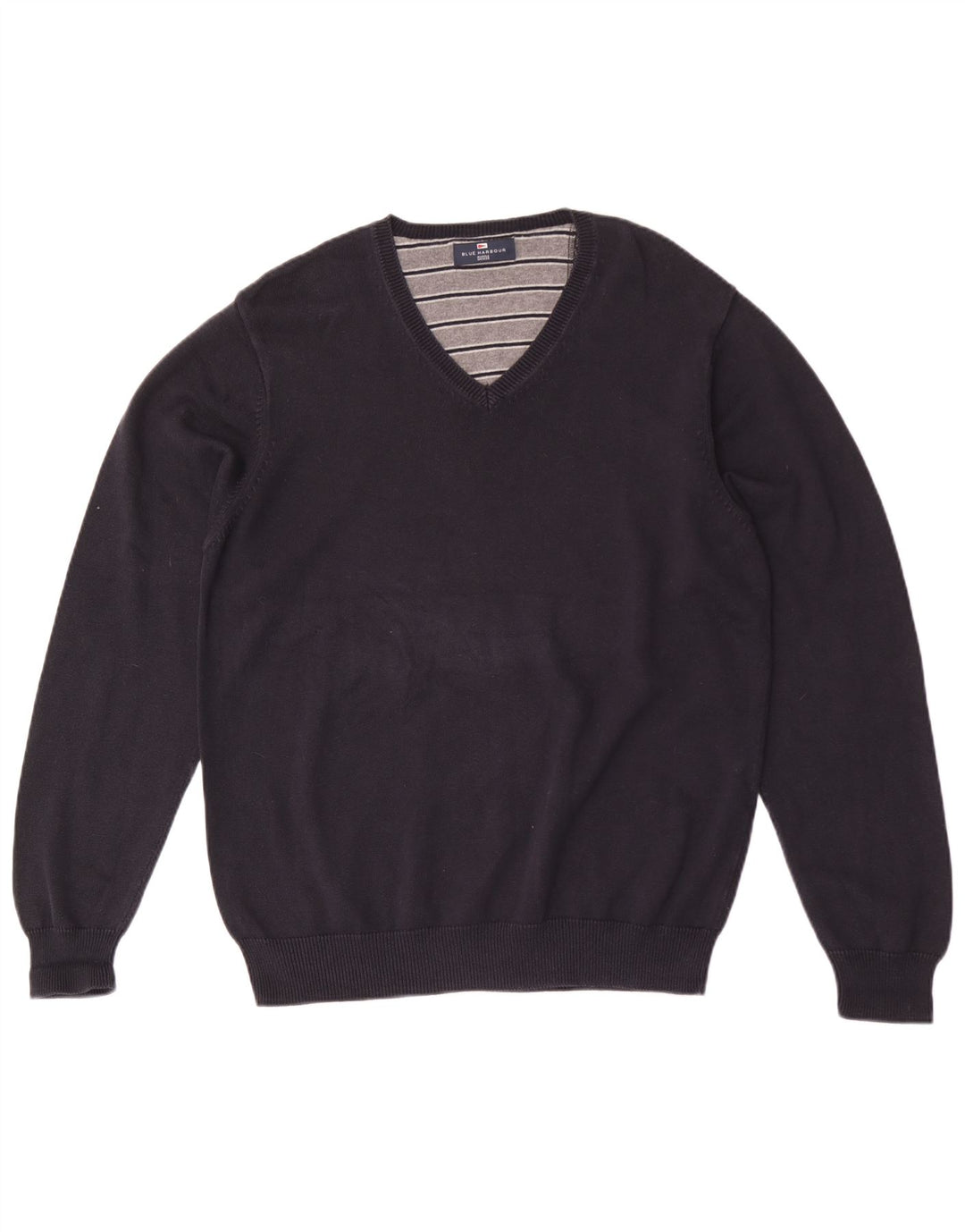 Marks & Spencer Herre Blue Harbor V-hals sweater Large Navy Blue