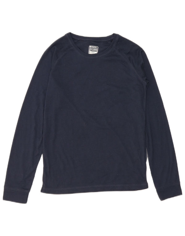 Mountain Warehouse Boys Top Langærmet 12-13 År Marineblå Polyester