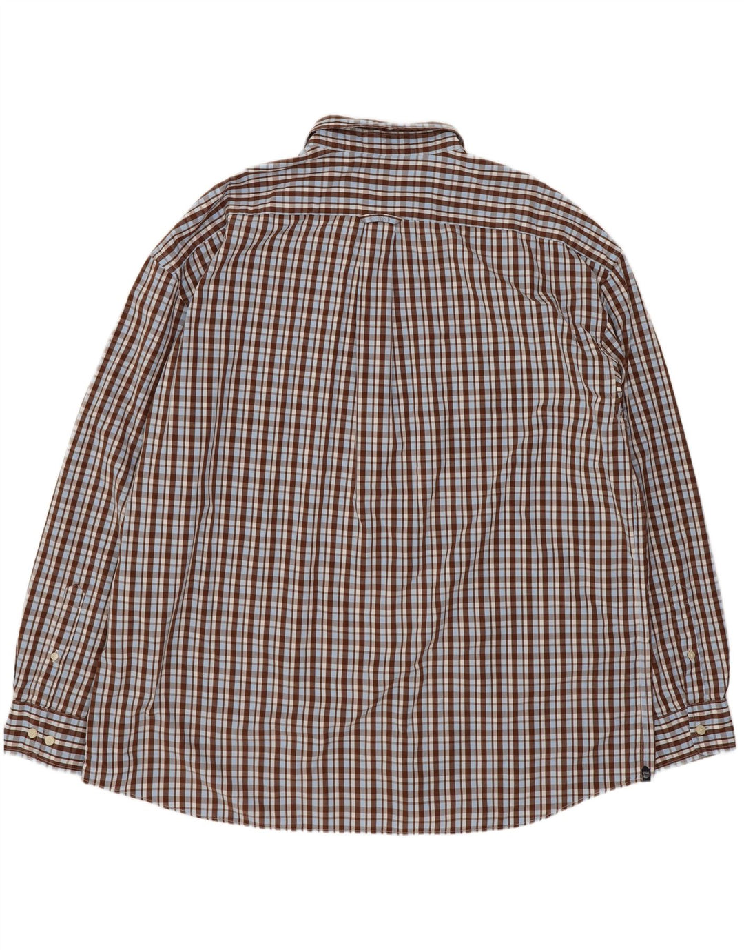 Gant herre Regular Fit skjorte 3XL brun ternet bomuld