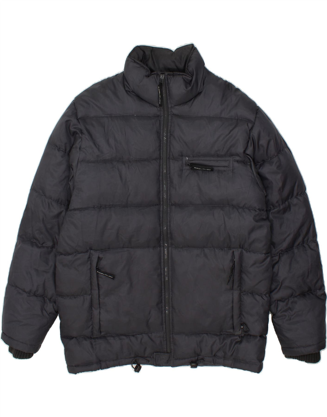 VINTAGE Mens Padded Jacket UK 42 XL Grey Polyester Vintage Vintage and Second-Hand Vintage from Messina Hembry 