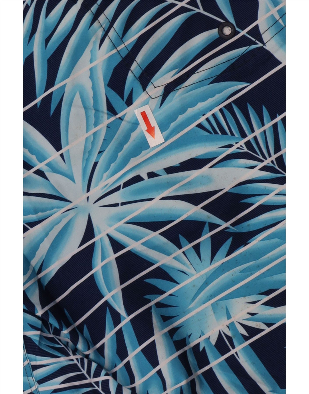 Quiksilver Badeshorts til mænd Small Blue Floral Polyester