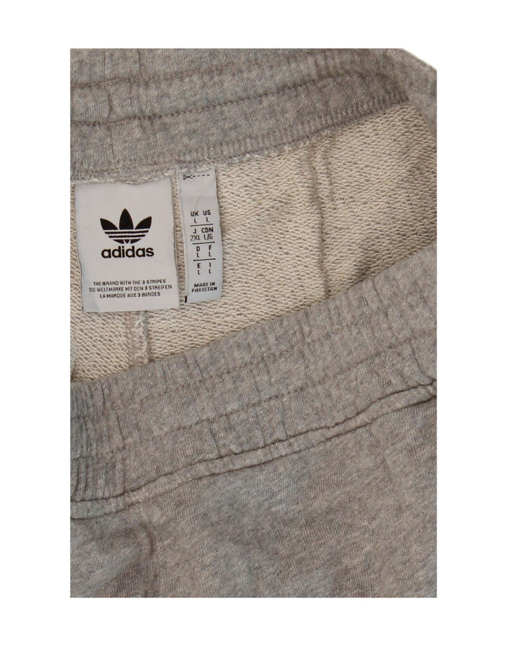 Adidas Herre Cargo Sportshorts Stor Grå Bomuld
