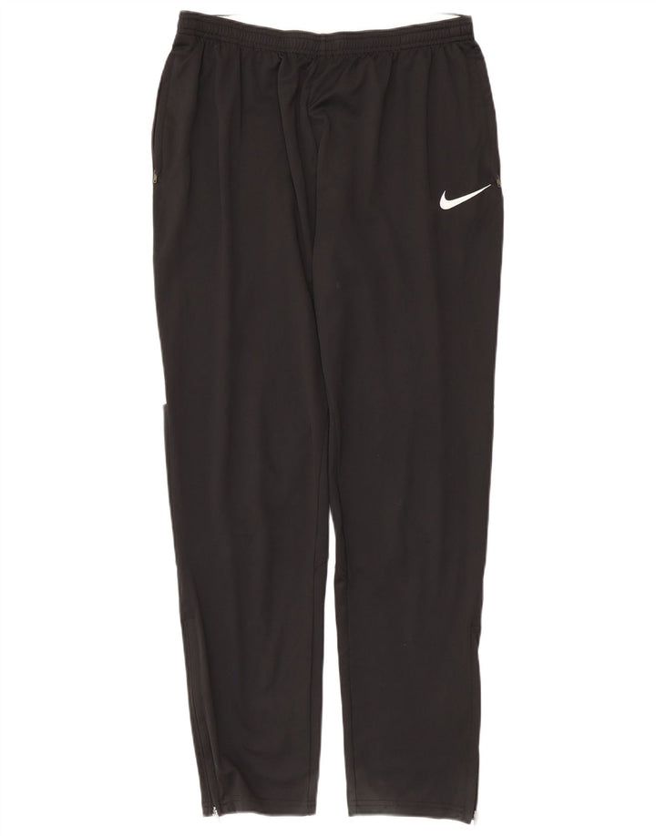 Nike Herre Dri Fit træningsdragt Bukser Large Black Colourblock Polyester