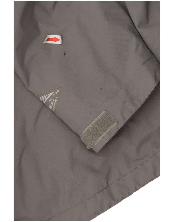 Columbia Windbreaker-jakke med hætte til mænd UK 38 Medium Grey Colourblock