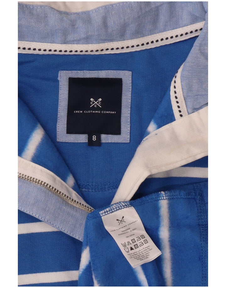 Crew Clothing Dame Oversized Sweatshirt Jumper UK 8 Small Blue Cotton