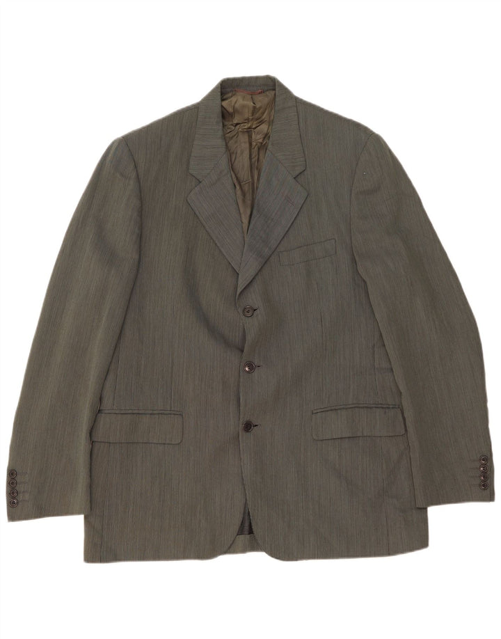 Daniel Hechter Herre 3 Button Blazer Jacket UK 40 Large Green