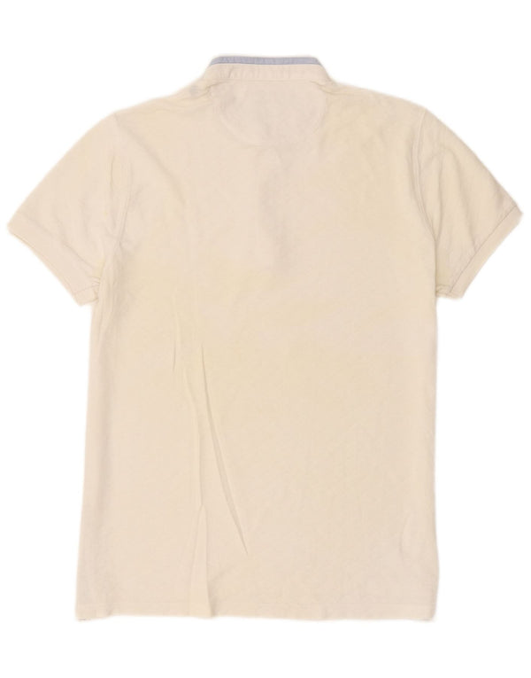 Massimo Dutti Herre poloshirt Medium White Colourblock