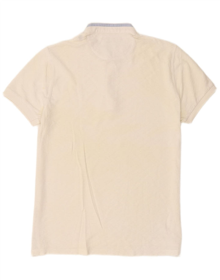 Massimo Dutti Herre poloshirt Medium White Colourblock