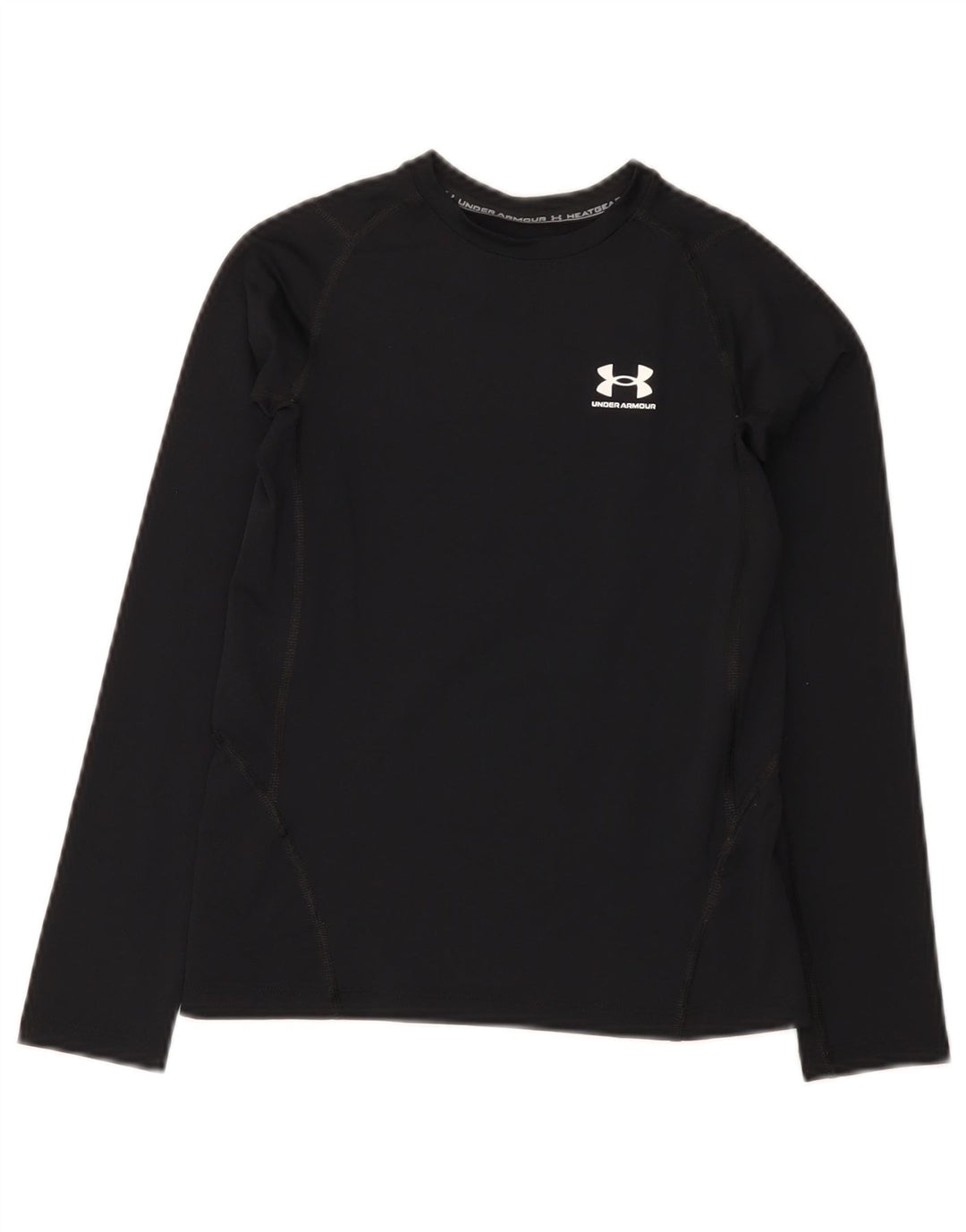 Under Armour Boys Heat Gear Top Langærmet 9-10 år Medium Sort