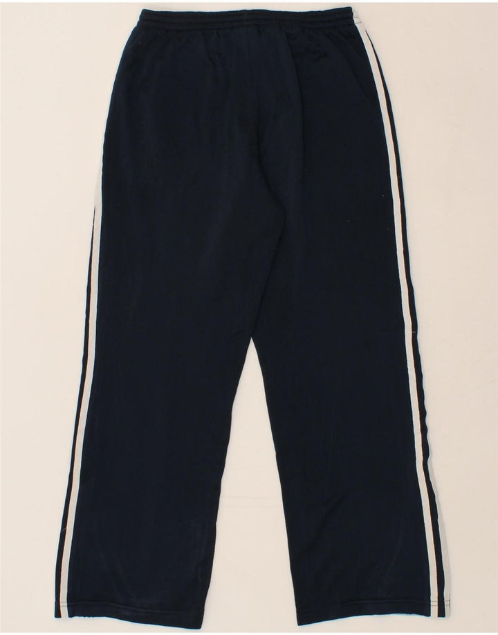 ADIDAS Boys Tracksuit Trousers 11-12 Years Navy Blue Colourblock Polyester Vintage Adidas and Second-Hand Adidas from Messina Hembry 