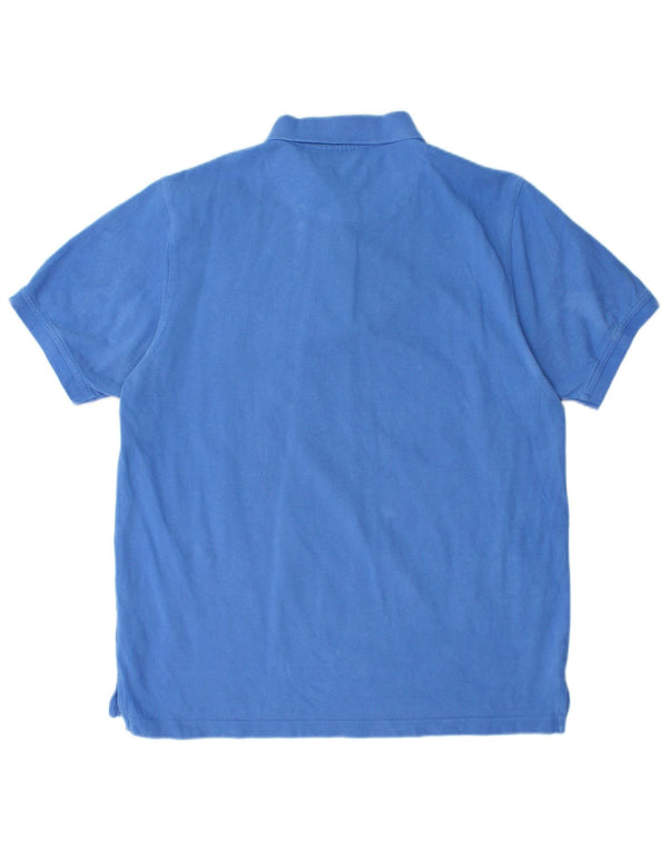 PIERRE CARDIN Herre Regular Fit Polo Shirt XL Blå Bomuld