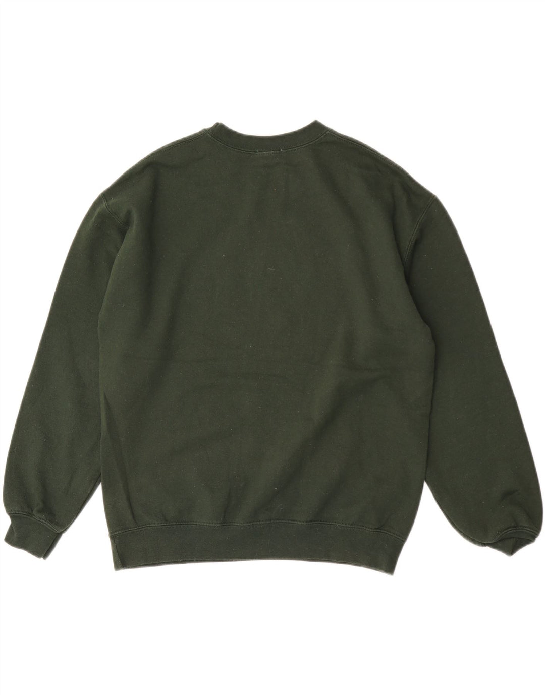 Topshop Dame Grafisk Sweatshirt Jumper UK 14 Medium Grøn