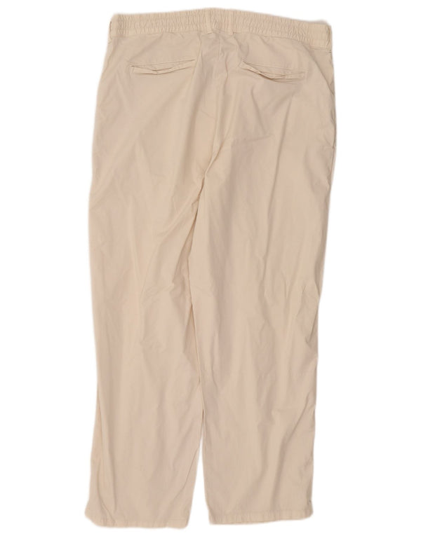 Zara Straight Chino Bukser XL W34 L29 Hvid Bomuld