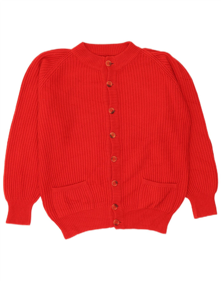 Vintage herre cardigan sweater størrelse 46 XL Rød