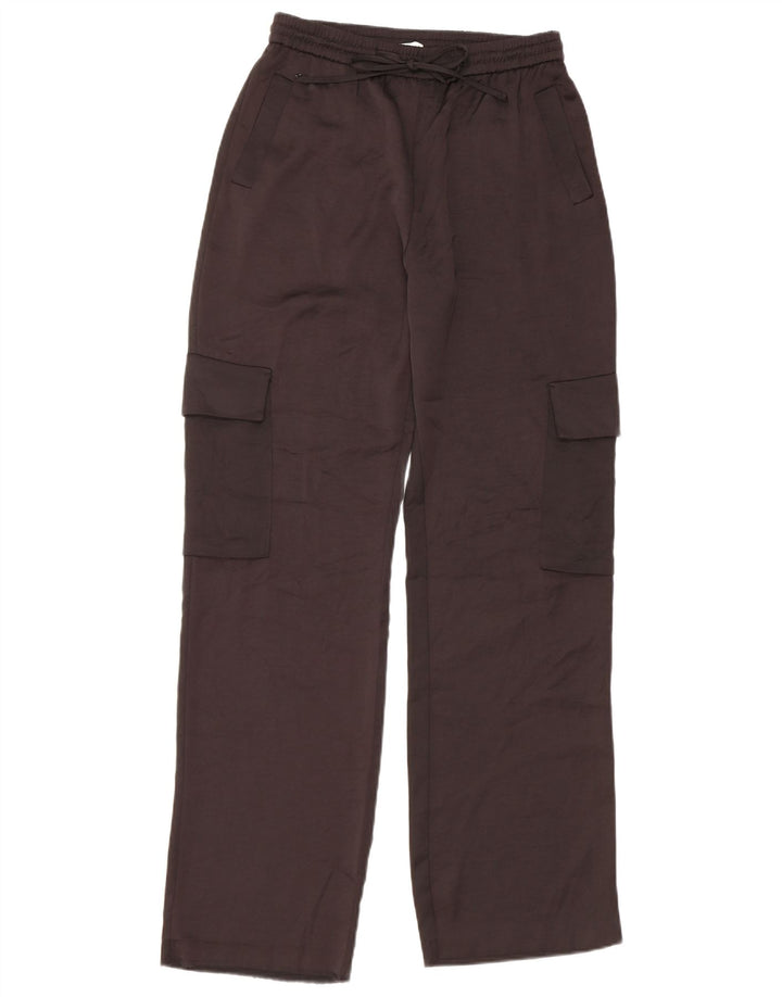 Zara Straight Cargo Bukser Small W27 L31 Sort